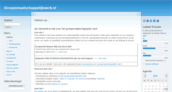 Desktop Screenshot of groepsmaatschappelijkwerk.nl